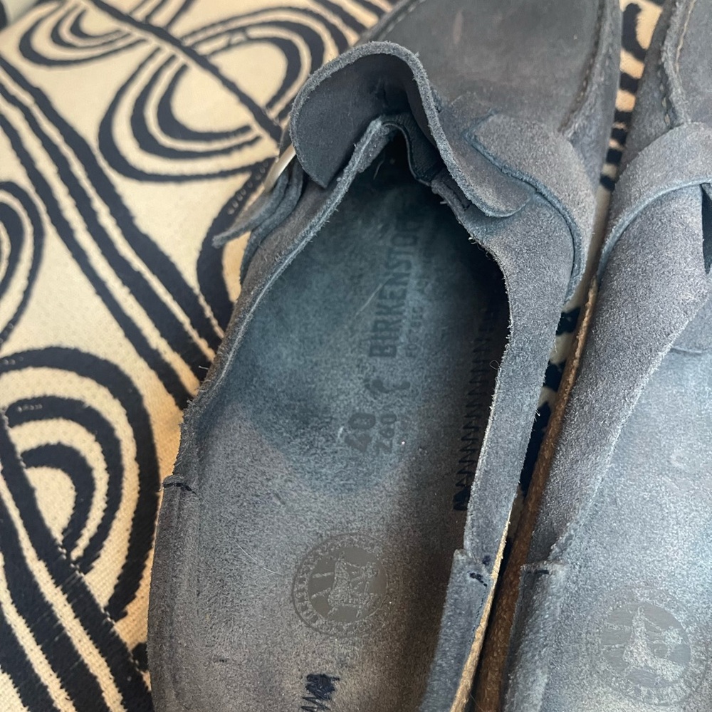 Buckley Birkenstock Navy Clogs - 40 - Picture 5 of 16